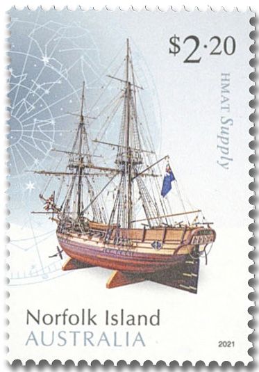 n° 1225/1226 - Timbre NORFOLK Poste