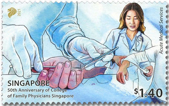 n° 2445/2450 - Timbre SINGAPOUR Poste