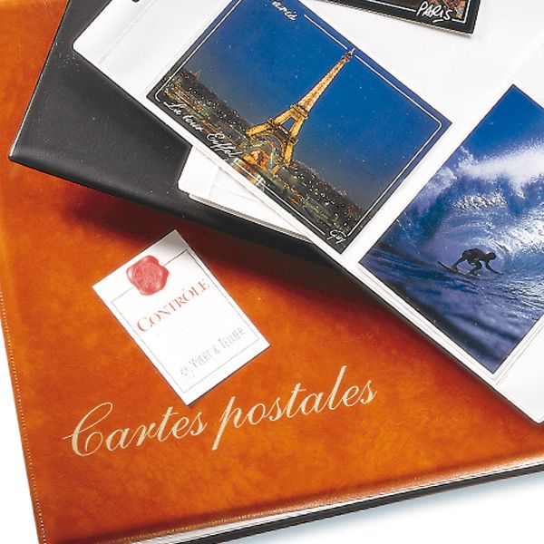 ALBUM CARTES POSTALES LUXE (Havane) +recharges (CP anciennes)