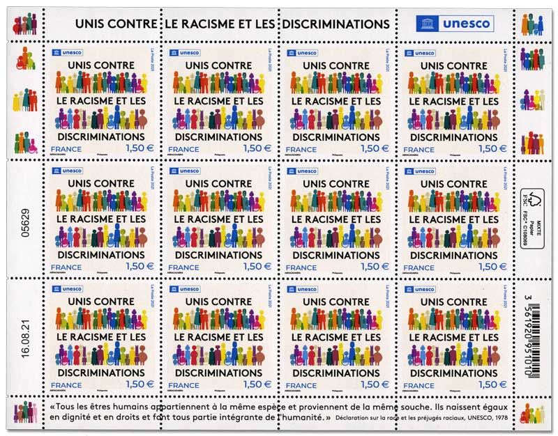 n° F1 - Timbre France Feuillets de France (Service n° 180)