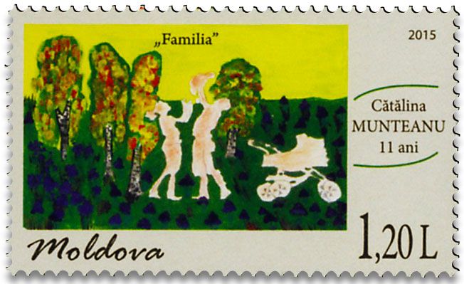 n° 793/795 - Timbre MOLDAVIE Poste