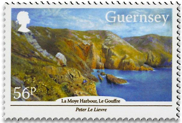 n° 1543 et n°1544/1548 - Timbre GUERNESEY Poste