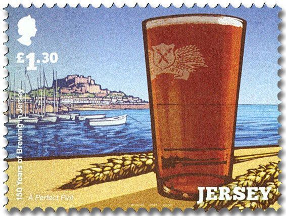 n° 2614/2619 - Timbre JERSEY Poste