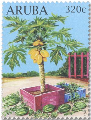 n° 1107/1110 - Timbre ARUBA Poste