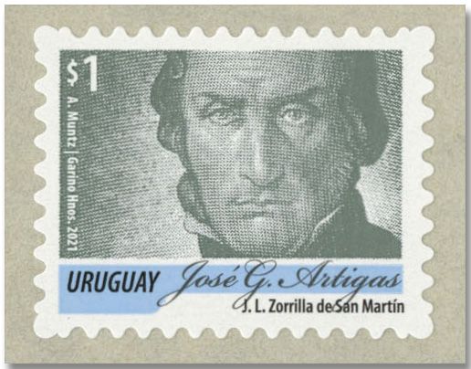 n° 3059, 3060, 3067 et 3068 (les 4 valeurs) - Timbre URUGUAY Poste