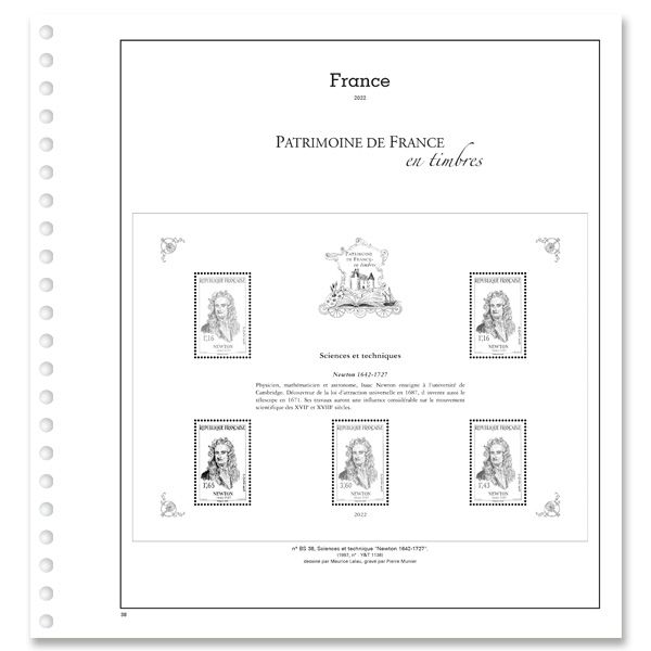 TRÉSORS DE LA PHILATÉLIE : 2014 (folhas com protetores)