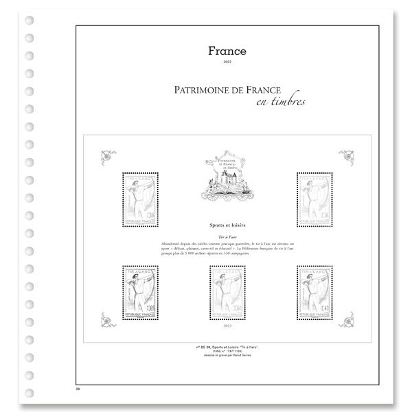 TRÉSORS DE LA PHILATÉLIE : 2014 (folhas com protetores)