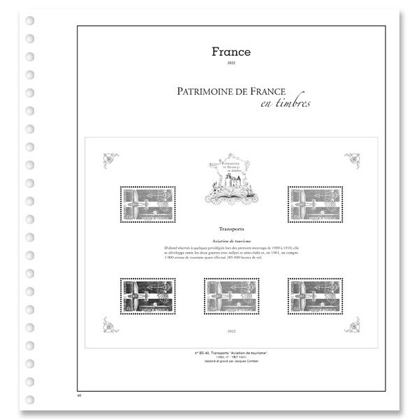 TRÉSORS DE LA PHILATÉLIE : 2014 (folhas com protetores)