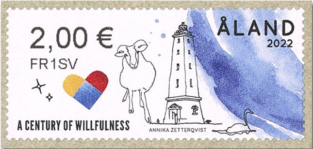 n° 43/46 - Timbre ALAND Timbres de distributeurs