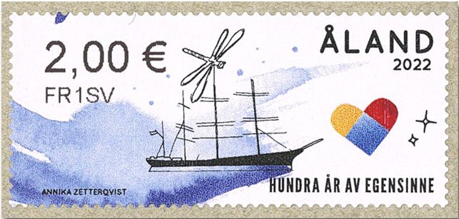 n° 43/46 - Timbre ALAND Timbres de distributeurs