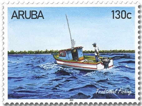 n° 1111/1114 - Timbre ARUBA Poste