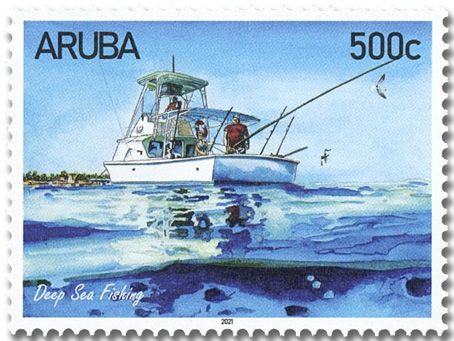 n° 1111/1114 - Timbre ARUBA Poste