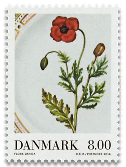 n° 3 - Timbre DANEMARK VIII - Carnets et ouvrages de luxe