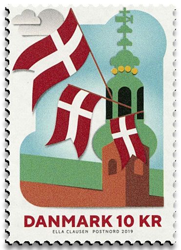 n° 4 - Timbre DANEMARK VIII - Carnets et ouvrages de luxe