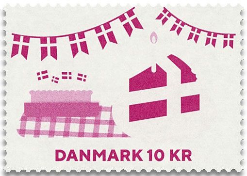 n° 4 - Timbre DANEMARK VIII - Carnets et ouvrages de luxe