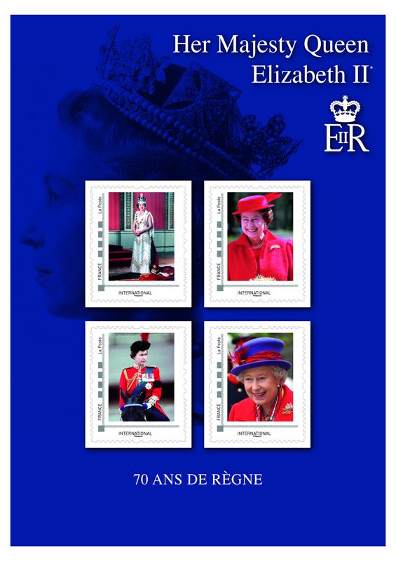 FRANCE : Collector Reine Elisabeth II