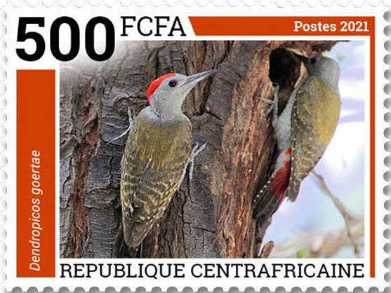 n° 8478/8481  - Timbre CENTRAFRIQUE Poste