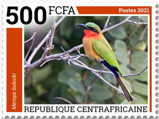 n° 8478/8481  - Timbre CENTRAFRIQUE Poste