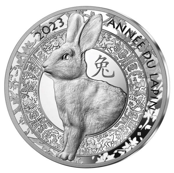 10 EUROS ARGENT - ANNEE DU LAPIN (2023)