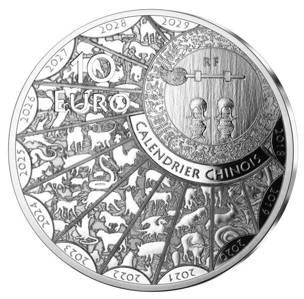 10 EUROS SILVER - CHINESE ZODIAC, RABBIT´S YEAR 2023