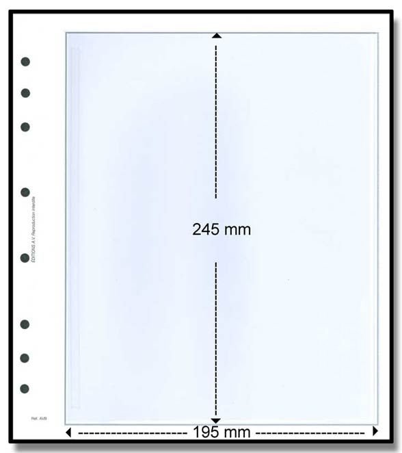 Feuille AV : 1 poche (x5) - AV EDITIONS®