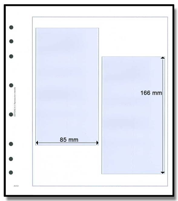 Feuille AV : pour 2 carnets (x10) - AV EDITIONS®