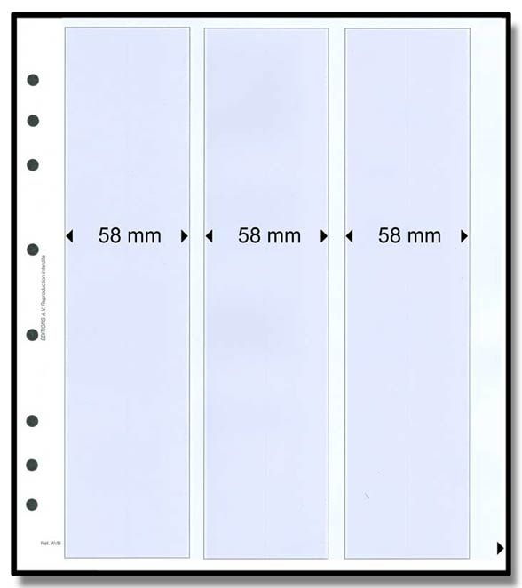 Feuille AV : pour 3 carnets (x10) - AV EDITIONS®