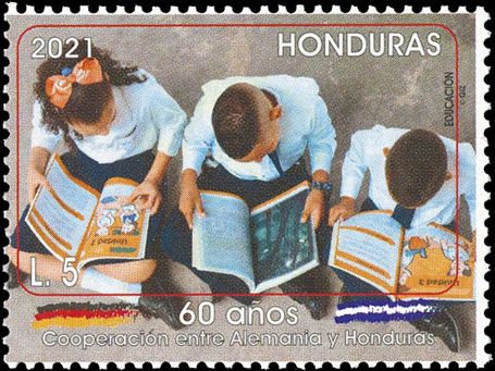 n° 331/334 - Timbre HONDURAS Poste