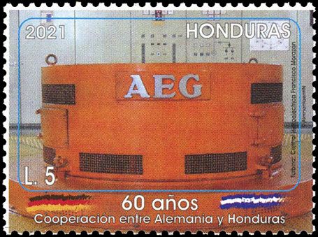 n° 331/334 - Timbre HONDURAS Poste