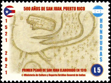 n° 335a/338a - Timbre HONDURAS Poste