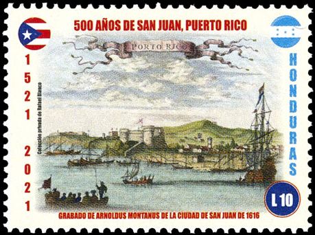 n° 335a/338a - Timbre HONDURAS Poste