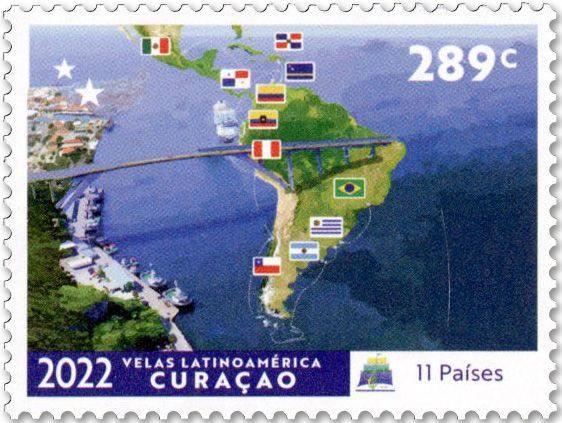 n° 737/740 - Timbre CURACAO Poste