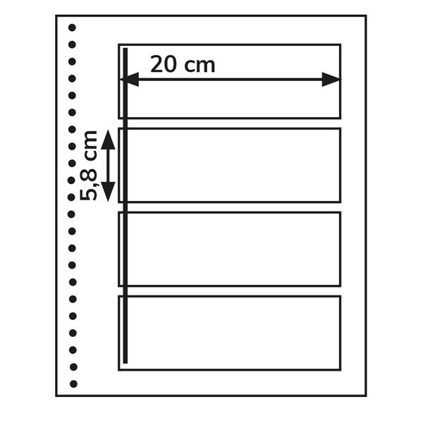 Inserts Both sides Duo - SUPRA: 4 strips