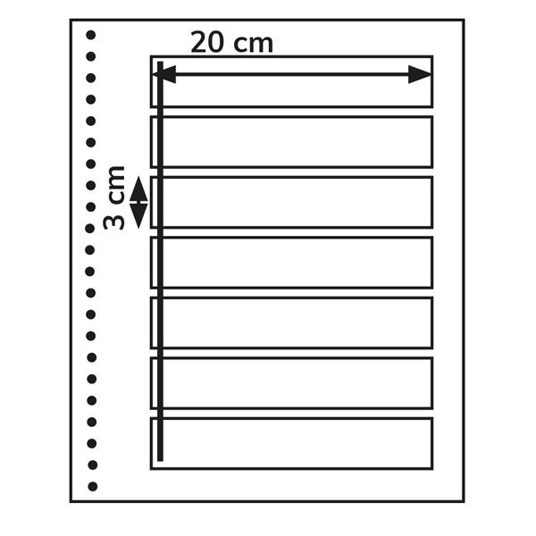 Inserts Both sides Duo - SUPRA: 7 strips