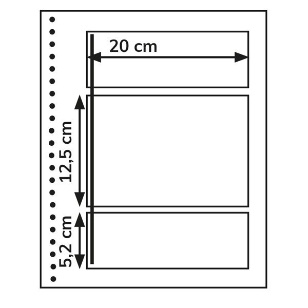 Inserts Both sides Duo - SUPRA: central mount + 2 strips