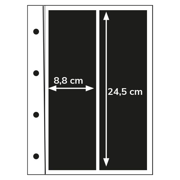 Inserts INITIA: 2 vertical strips