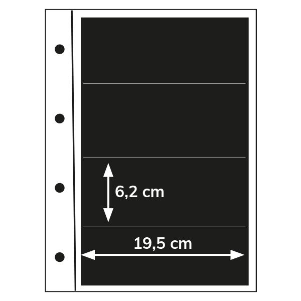 Recargas INITIA: 4 tiras horizontais