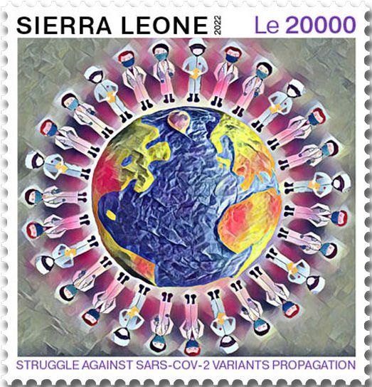 n° 10845/10848 - Timbre SIERRA LEONE Poste