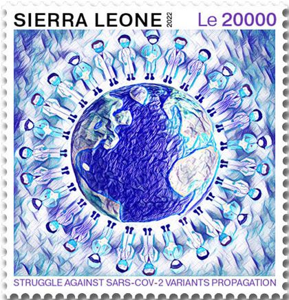 n° 10845/10848 - Timbre SIERRA LEONE Poste