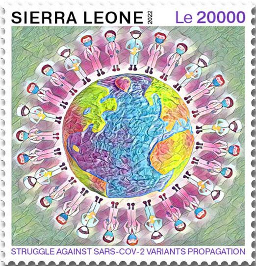 n° 10845/10848 - Timbre SIERRA LEONE Poste