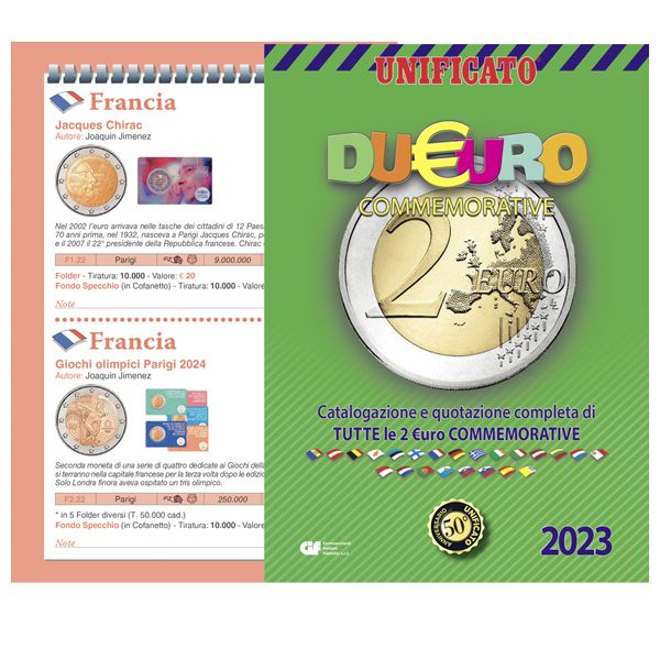 CATALOGUE 2 EURO COMMEMORATIVE DE UNIFICATO (2023)