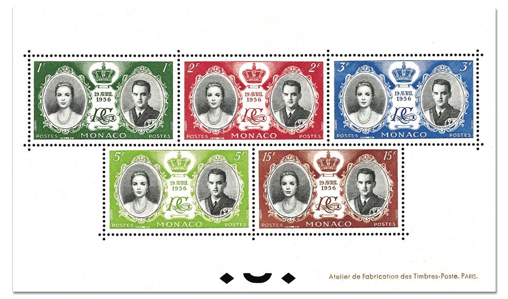 n° 5/6 -  Timbre Monaco Bloc et feuillets