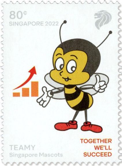 n° 2534/2538 - Timbre SINGAPOUR Poste