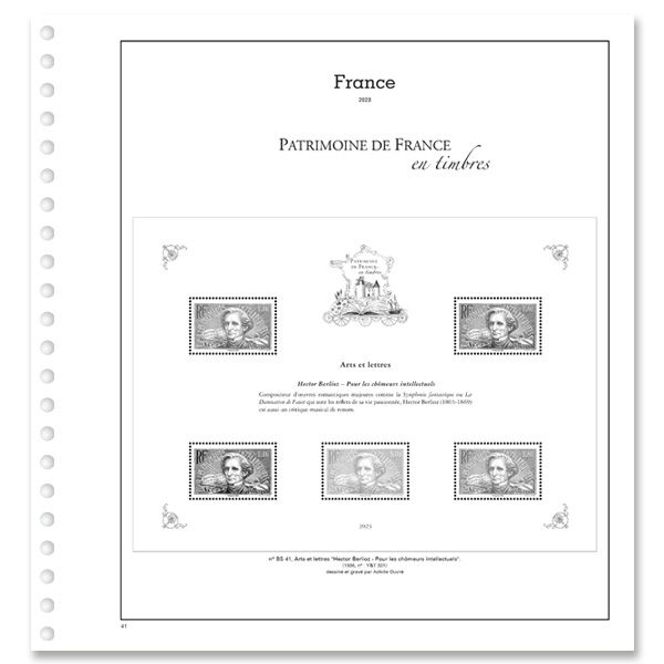 TRÉSORS DE LA PHILATÉLIE : 2014 (folhas com protetores)