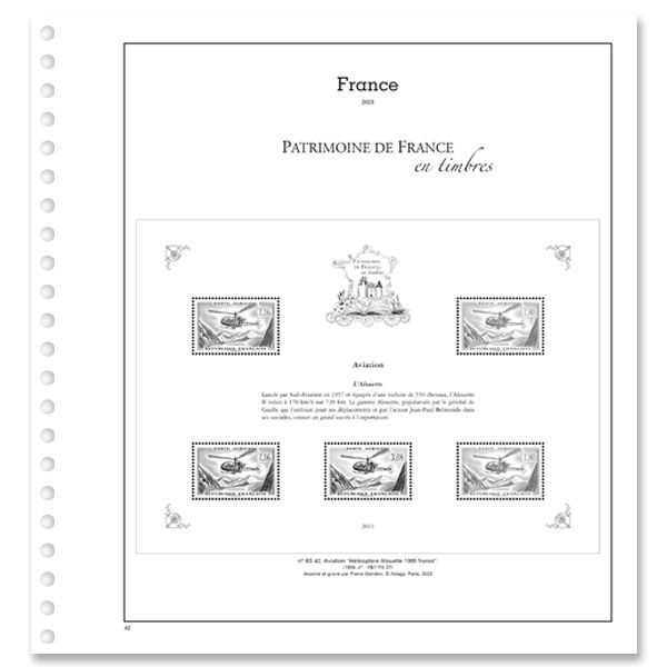 TRÉSORS DE LA PHILATÉLIE : 2014 (folhas com protetores)