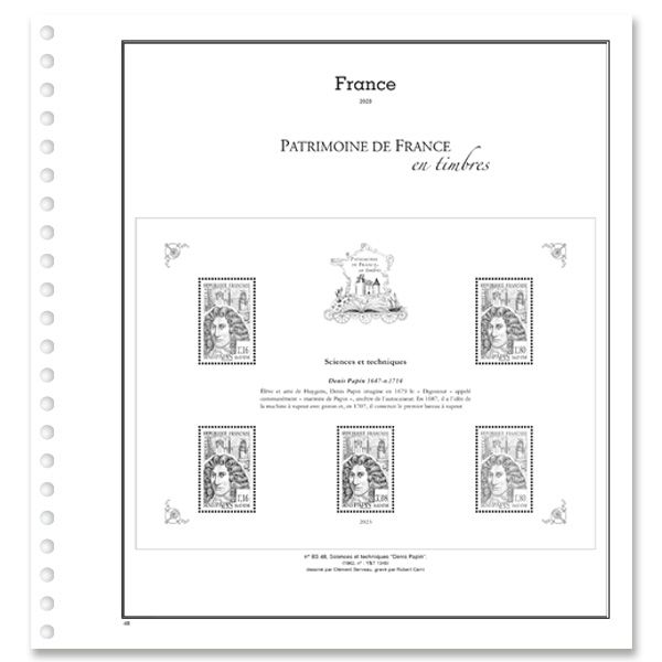 TRÉSORS DE LA PHILATÉLIE : 2014 (folhas com protetores)