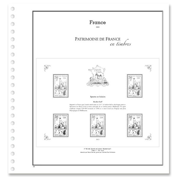 TRÉSORS DE LA PHILATÉLIE : 2014 (folhas com protetores)