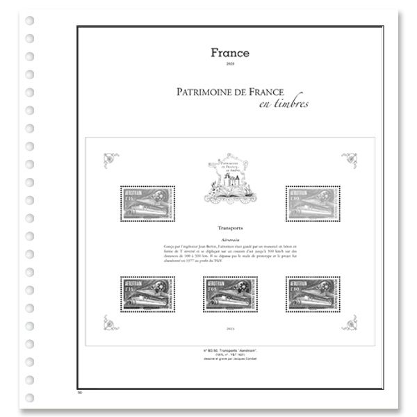 TRÉSORS DE LA PHILATÉLIE : 2014 (folhas com protetores)