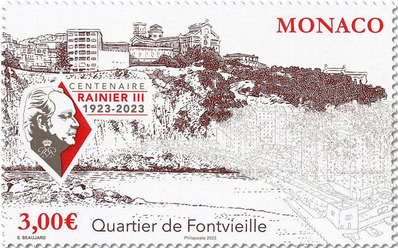 n° F3402 - Timbre MONACO Poste