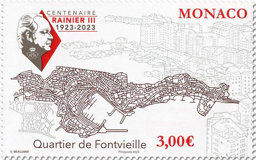 n° F3402 - Timbre MONACO Poste